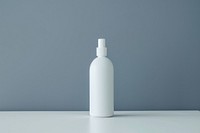Spray bottle  cylinder white simplicity.