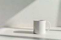 Enamel mug  coffee drink white.