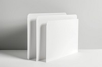 Plastic file folder white simplicity rectangle.