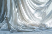 White backgrounds curtain silk.