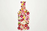 Flat flower bottle icon shape pattern petal plant.