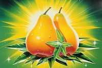 Mango fruit plant pear.