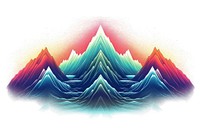 A Mountain abstract graphics pattern.