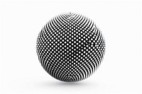 Sphere sphere white black.