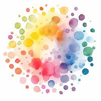 Colorful small spots backgrounds white background creativity.