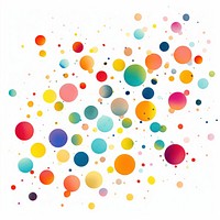 Colorful spots backgrounds confetti pattern.