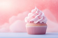 Cupcake gradient background cupcake dessert cream.