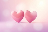Two heart background pink red romance.