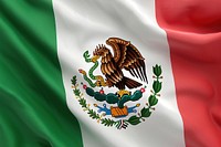 Mexican flag patriotism striped animal.