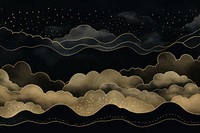Illustration of ornament clouds backgrounds pattern nature.