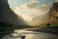 Canyon landscape background wilderness mountain outdoors.