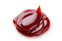 Ketchup sauce food white background preserves.