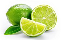 Lime with leaf fruit plant food.