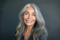 Senior woman portrait smiling adult.