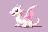 Dragon pixel dragon animal art.
