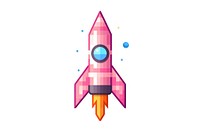 Rocket pixel rocket missile spaceplane.