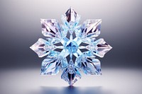 Snowflake gemstone crystal jewelry.