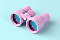 Binoculars magnification purple circle.