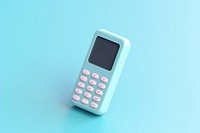 Smart phone blue electronics calculator.