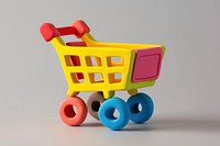 Shopping trolley vehicle toy transportation.