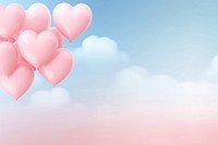 Heart balloon gradient background backgrounds pink love.