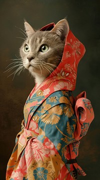 Animal portrait costume fashion.