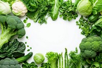 Green vegetables green food backgrounds.