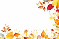 Autum border backgrounds outdoors pattern.