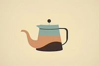 Litograph minimal coffee teapot refreshment tableware.