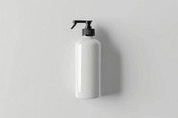 Pump bottle soap cream mockup container bathroom cylinder.