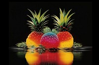 Tropical fruit pineapple plant food.