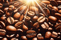 Coffee beans pill refreshment backgrounds.