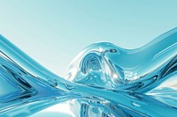 3d illustration in surreal abstract style of blue sky backgrounds glass ice.