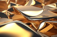 3d render of a celereation in surreal abstract style backgrounds metal gold.
