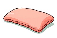 Pillow meat food pork.
