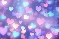 Heart bokeh backgrounds purple love.