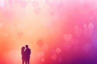 People hugging background backgrounds silhouette outdoors.