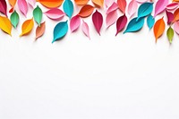 Leaves border origami paper backgrounds.