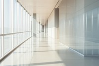 Modern office corridor architecture backgrounds building.