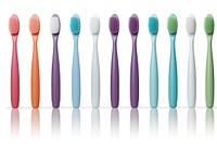 Toothbrush toothbrush white background variation.