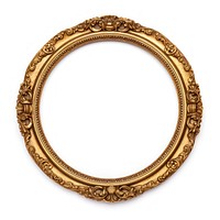 Circle jewelry locket frame.