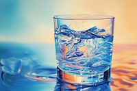 Drinking water glass refreshment transparent.