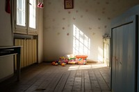 A child room furniture flooring light.