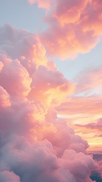 Sunset cloud sky landscape outdoors.