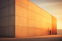Large building wall at mornung dawn architecture outdoors backgrounds.