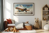 Room art furniture aircraft.