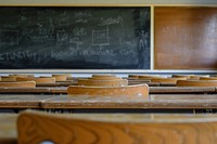 Class room architecture blackboard classroom.