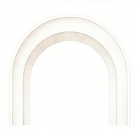 White arch Digital paint architecture white background simplicity.