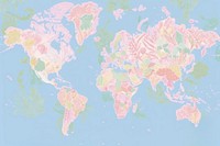 World map backgrounds abstract diagram.