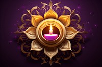 Gold diwali purple lighting spirituality.